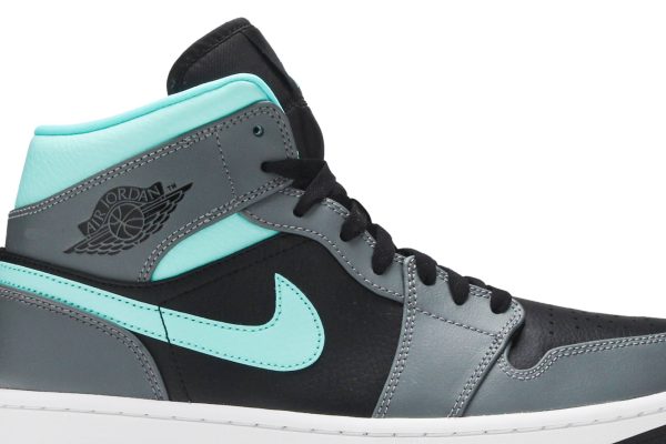 Air Jordan 1 Mid 'Grey Aqua' 554724-063 Hadlestudio store - Image 2