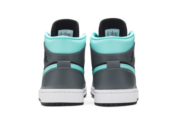 Air Jordan 1 Mid 'Grey Aqua' 554724-063 Hadlestudio store - Image 6