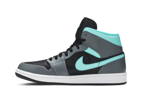 Air Jordan 1 Mid 'Grey Aqua' 554724-063 Hadlestudio store - Image 3