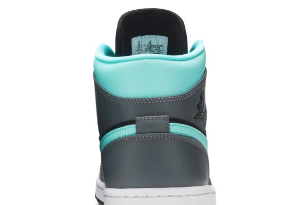 Air Jordan 1 Mid 'Grey Aqua' 554724-063 Hadlestudio store - Image 7