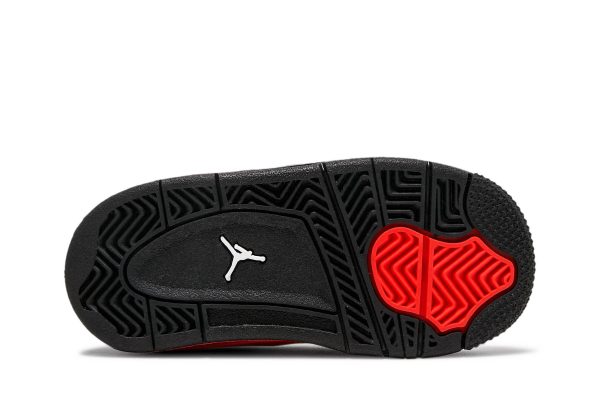 (Toddler) Jordan 4 Retro Red Thunder BQ7670-016 Sleeplestudio - Image 4
