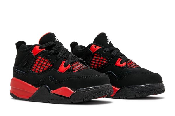 (Toddler) Jordan 4 Retro Red Thunder BQ7670-016 Sleeplestudio - Image 8